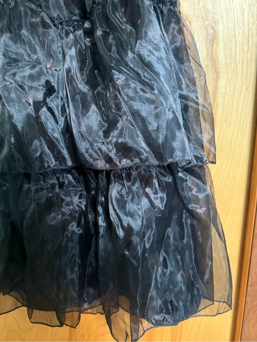 NWOT Child Large Wednesday Addams Prom Dress Halloween Costume Rave’N Dance - Picture 10 of 16